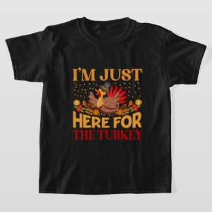 Camiseta arte divertido de palabras turcas de Acción de Gra