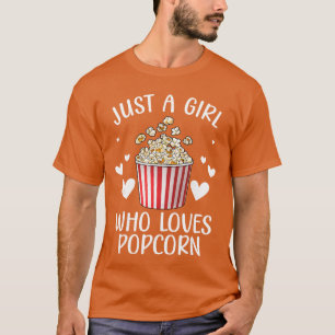 Camiseta Arte divertido de palomitas de maíz para chicas y