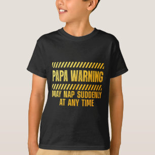 Camiseta Arte divertido de Papá para el abuelo de los nieto