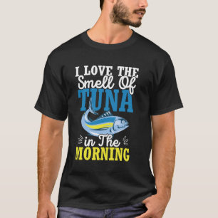 Camiseta Arte divertido de pesca de atún para hombres abuel
