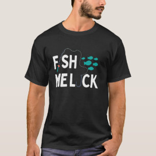 Camiseta Arte divertido de pesca para hombres niños pescado