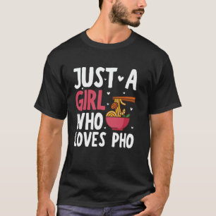 Camiseta Arte Divertido de Pho para Chicas Mujeres Sopa de 