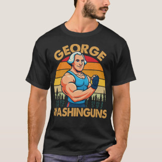 Camiseta Arte divertido de puesta de sol vintage del gimnas