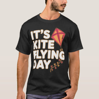 Camiseta Arte divertido de vuelo de cometas para volar come