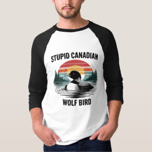 Camiseta Arte divertido del somorgujo canadiense con estilo