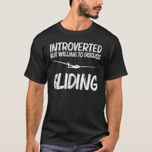 Camiseta Arte divertido y genial de ala delta para hombres