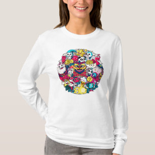 Camiseta Arte Doodle Japonés
