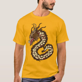 Camiseta Arte Dragónico Chino