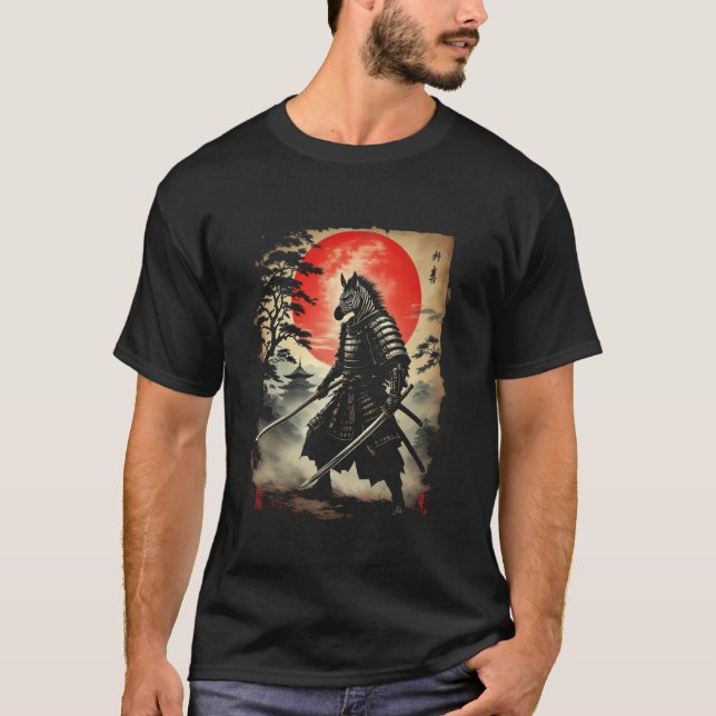 Camiseta Arte dramático, Samurái (Anverso)