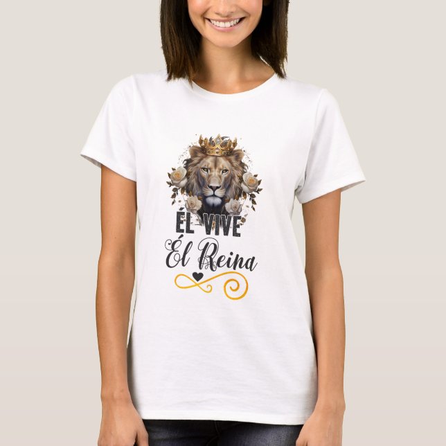 Camiseta ARTE Él vive. Él reina (Anverso)