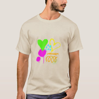 Camiseta Arte em tintas