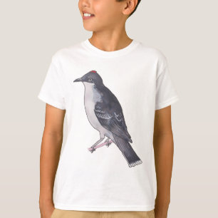 Camiseta arte en acuarela de la especie de ave Tyrannus tyr