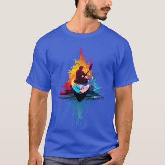 Camiseta Arte en kayak Deporte en kayak para kayakistas ret
