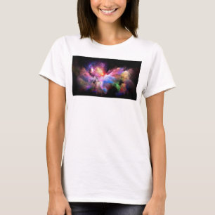 Camiseta Arte en la nube de SlipperyJoe abstracto vibrante