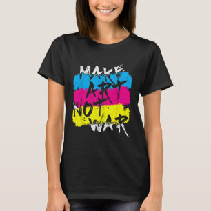 Camiseta Arte en lugar de Guerra Grafiti Spray Arte Calleje