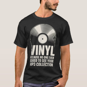 Camiseta Arte en vinilo genial para amante de la música de 