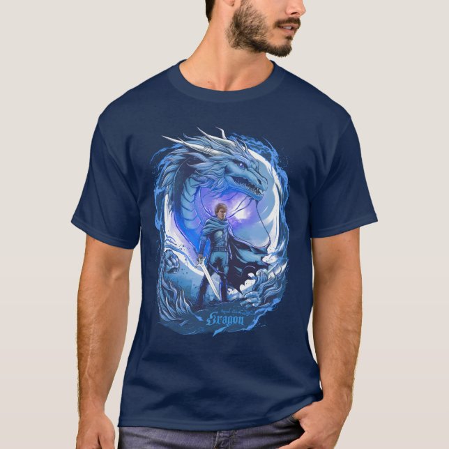 Camiseta Arte eragónico azul (Anverso)