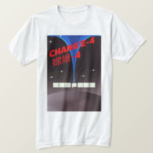 Camiseta Arte espacial Chang'e-4 en China.