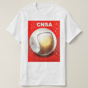 Camiseta Arte espacial de la CNSA China.