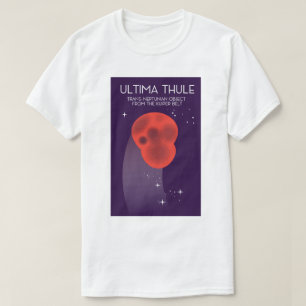 Camiseta arte espacial del cinturón de Keiper Ultima Thule