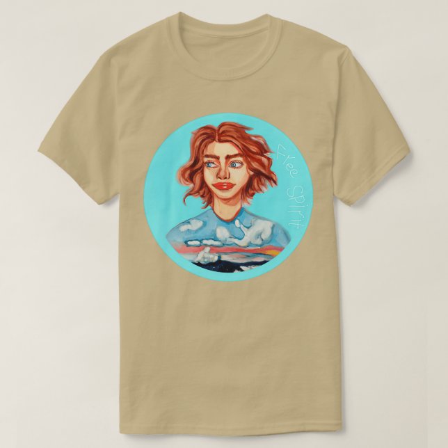 Camiseta Arte espiritual libre (Diseño del anverso)