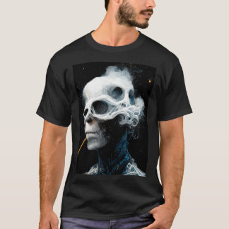 Camiseta arte esquelético