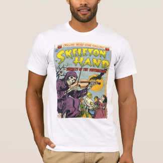 Camiseta Arte ESQUELÉTICO de la cubierta de cómic del