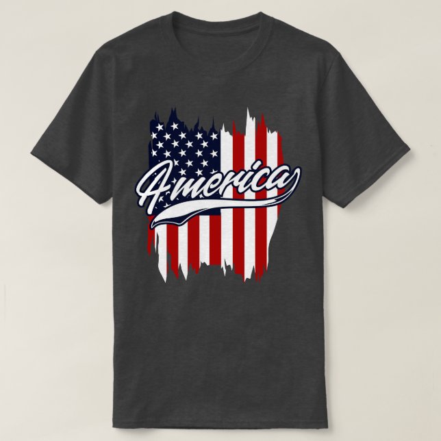 CAMISETA ARTE ESTADOUNIDENSE (Diseño del anverso)