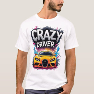 Camiseta Arte estético de moda urbana con grafitis de condu
