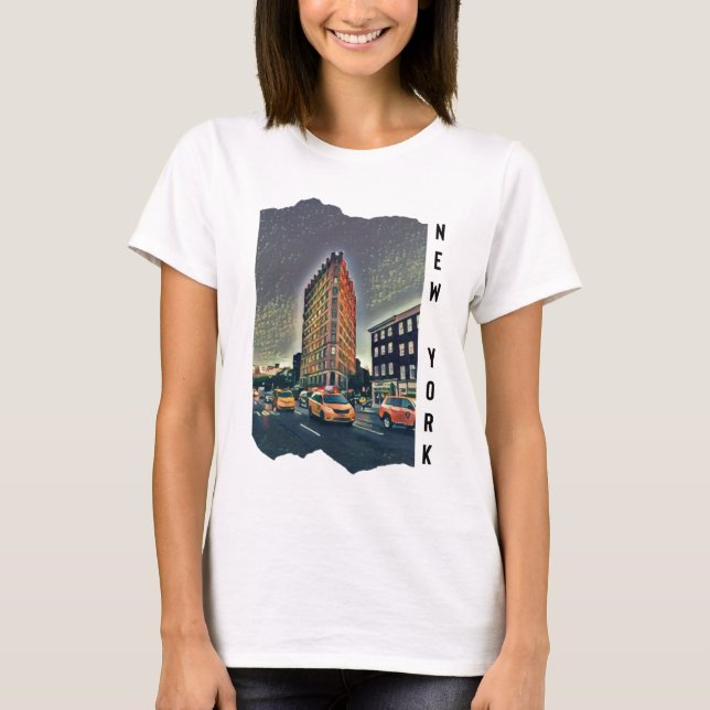 Camiseta Arte estético de Nueva York (Anverso)