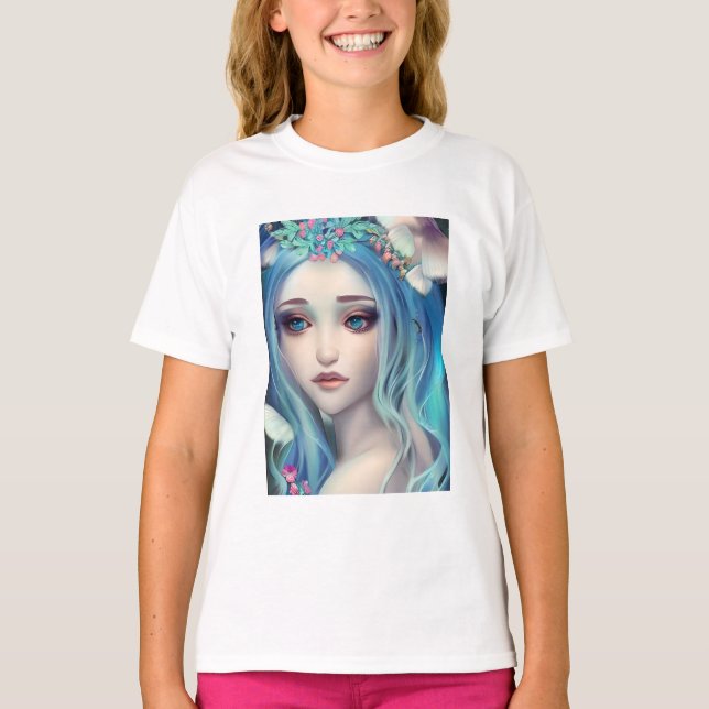 Camiseta Arte etéreo de fantasía | Hermoso cumpleaños de ha (Anverso)