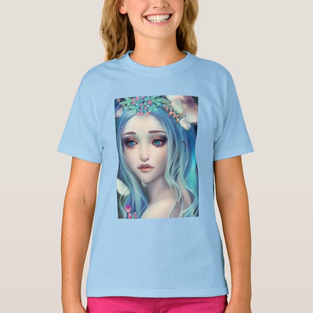 Camiseta Arte etéreo de fantasía | Hermoso cumpleaños de ha (Anverso)