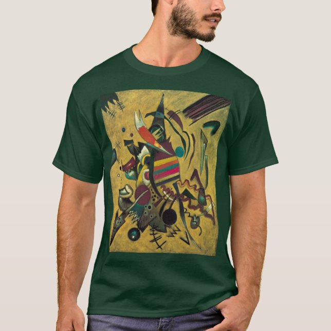 Camiseta Arte expresionista abstracto moderno de Kandinsky (Anverso)