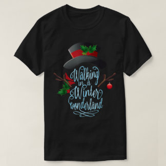 Camiseta Arte festivo de invierno mágico