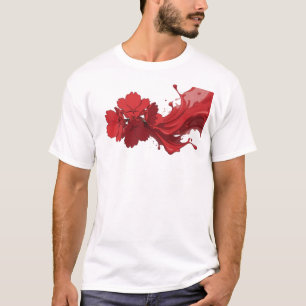 Camiseta Arte Flor ABSTRACTA Moda Artística