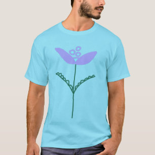 Camiseta Arte Flor Abstracto