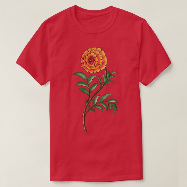 Camiseta arte floral 2 Classic TShirt (Diseño del anverso)