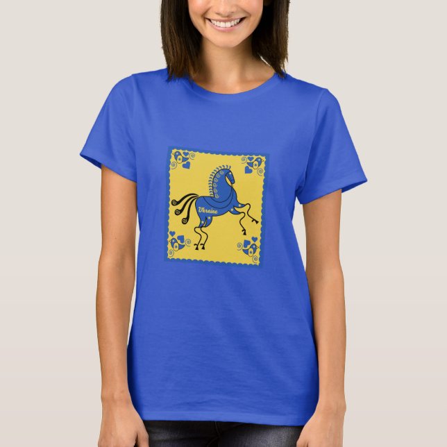 Camiseta Arte folclórico eslavo tradicional de Ucrania (Anverso)