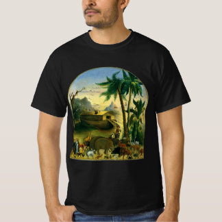 Camiseta Arte Folclórico Victoriano Antiguo, Arca de Noé de