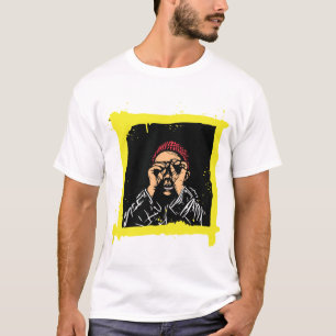 Camiseta Arte fresco de ilustración de graffiti genial, Cam