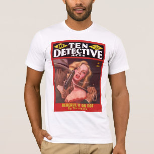 Camiseta Arte fresco de la portada de revista de la pulpa