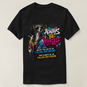 Camiseta Arte fresco de Streetwear con Graffiti de Galgo It