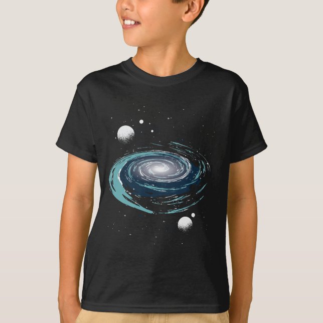 Camiseta Arte galáctico nebulosa (Anverso)