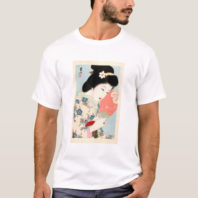 Camiseta Arte Geisha Classic japonés (Anverso)