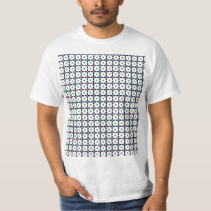 Camiseta Arte Gemstone, verde y púrpura