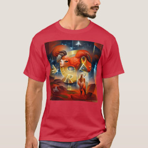 Camiseta Arte generado por IA Aries