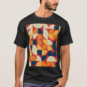 Camiseta Arte Generativo: Círculos de barrio coloridos