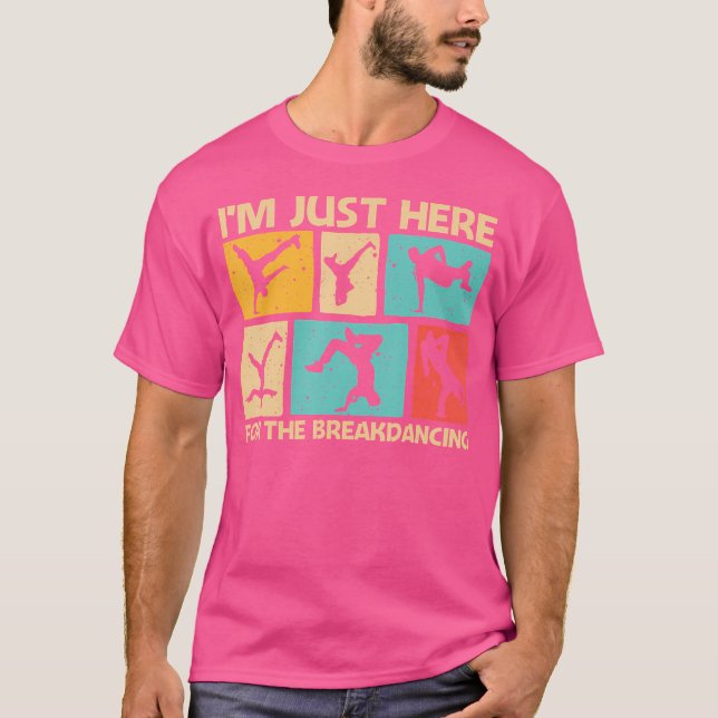 Camiseta Arte genial de Breakdance para Breakdancer que rea (Anverso)