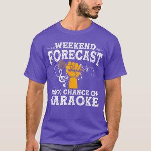 Camiseta Arte genial de karaoke hombres mujeres micrófono d