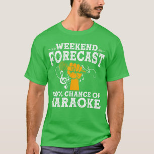 Camiseta Arte genial de karaoke hombres mujeres micrófono d